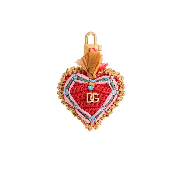 Dolce & Gabbana Keyring with raffia charm