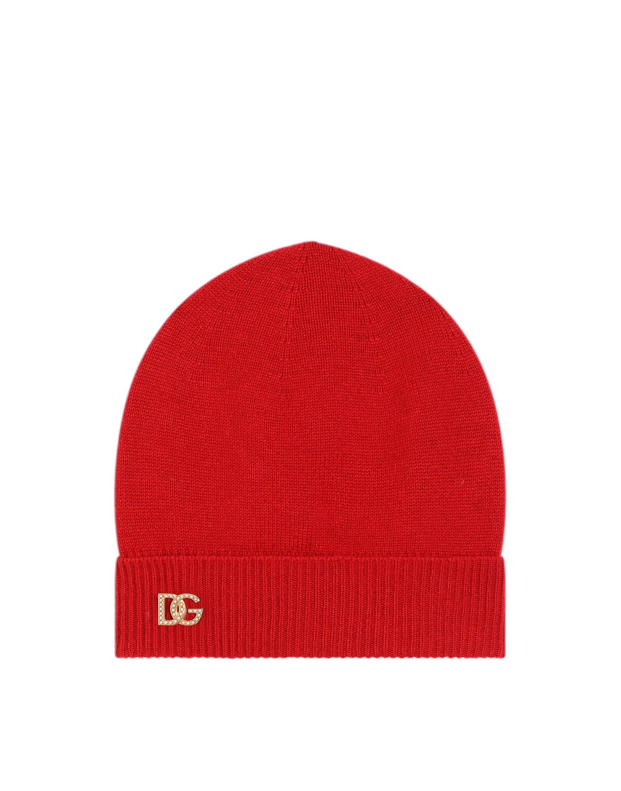 Dolce & Gabbana Knit hat in Red | Buy Accessories at Luxury Shoes Dolce & Gabbana Knit hat