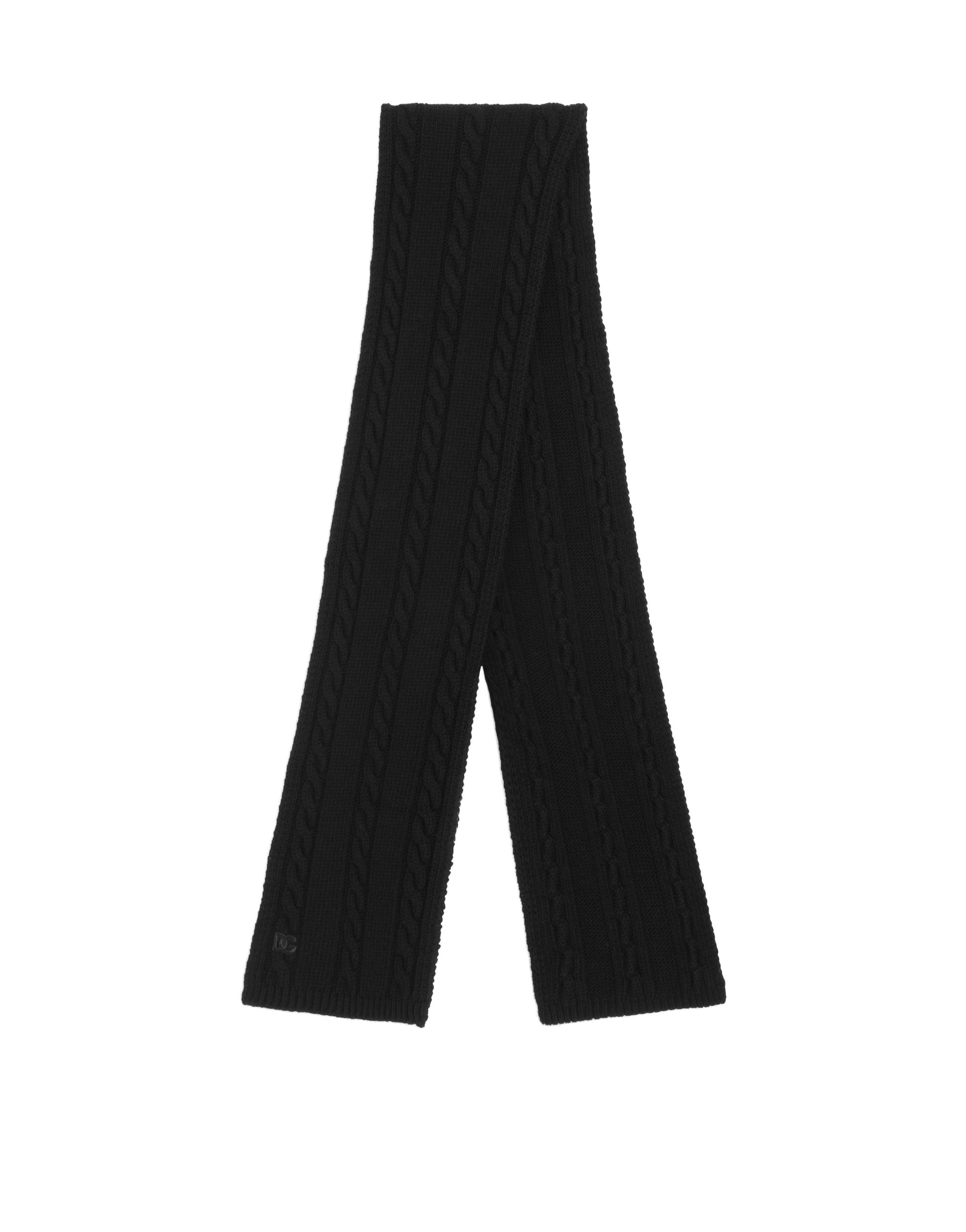 Dolce & Gabbana Knit scarf in Black | Buy Accessories at Luxury Shoes Dolce & Gabbana Knit scarf