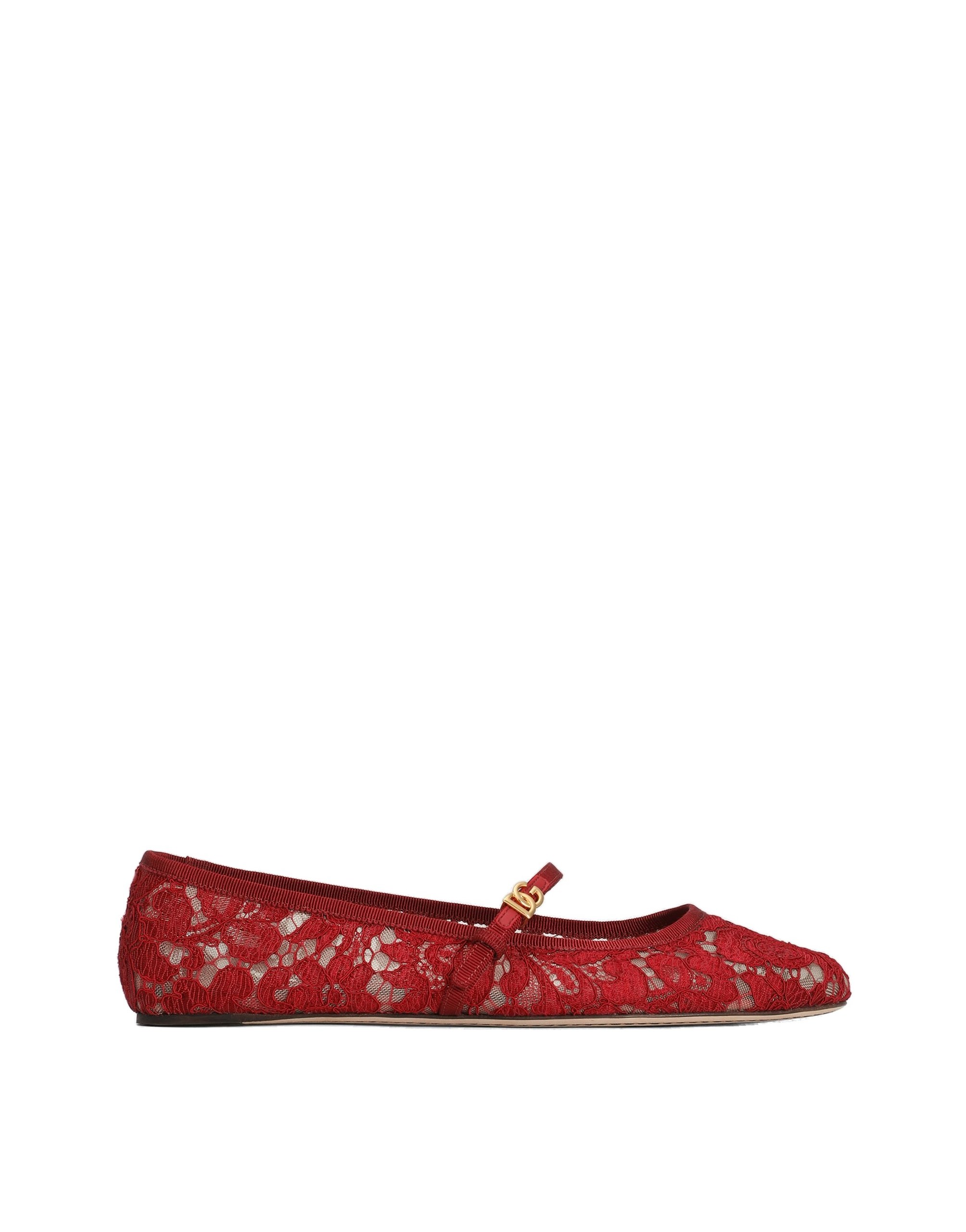 Dolce & Gabbana Lace ballet flats in Multicolour | Buy Shoes at Luxury Shoes Dolce & Gabbana Lace ballet flats
