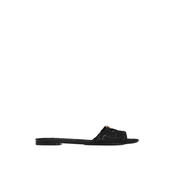 Dolce & Gabbana Lace flat slides