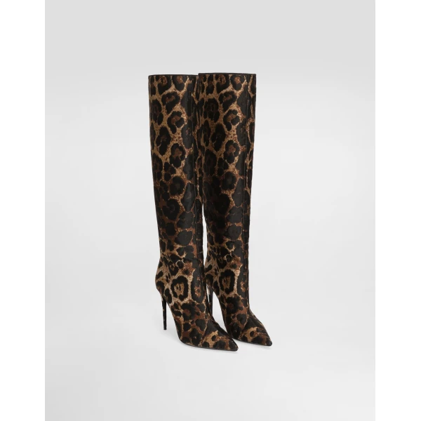 Leo jacquard boots - Image 2