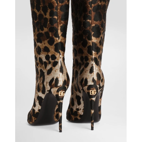 Leo jacquard boots - Image 4