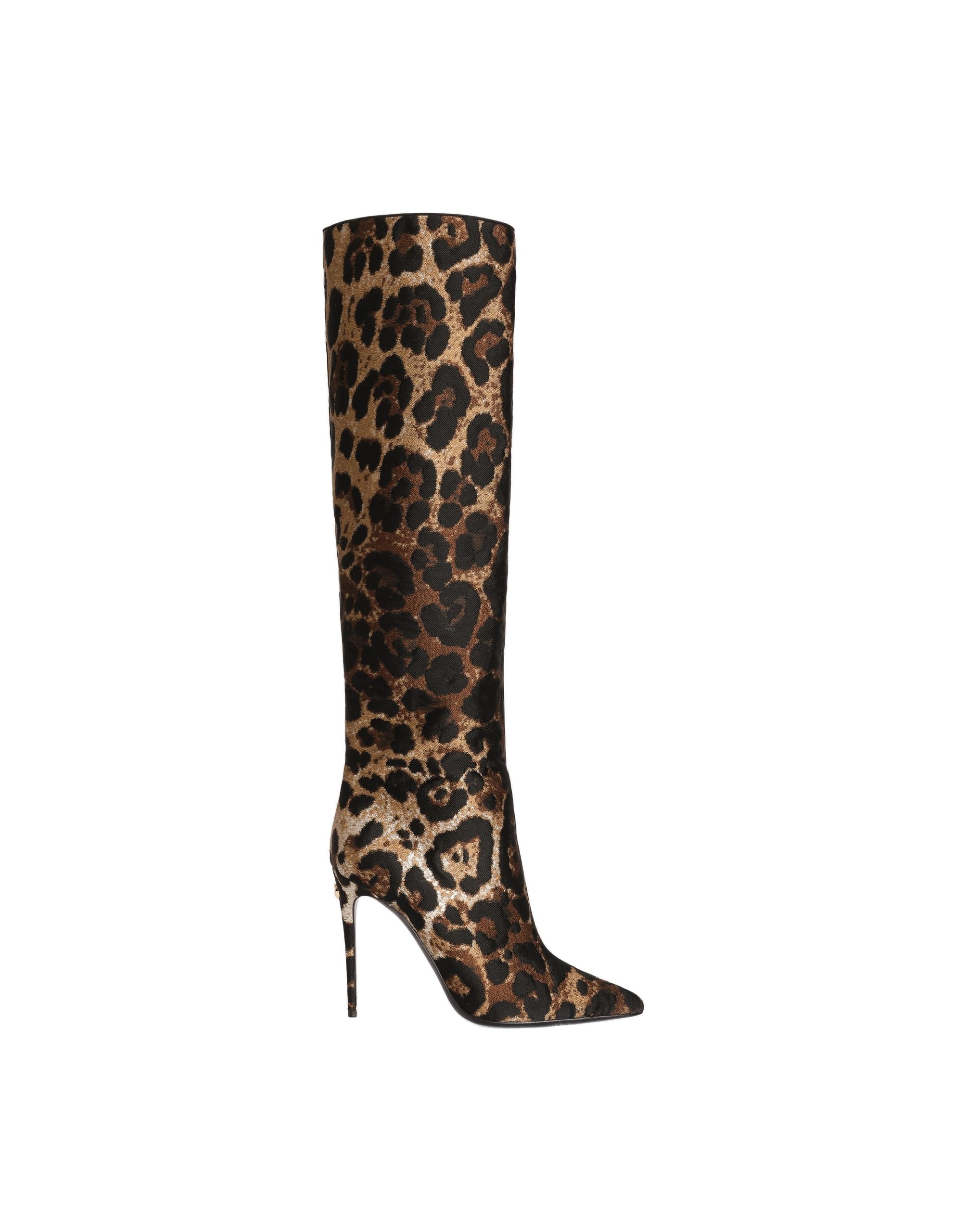Dolce & Gabbana Leo jacquard boots in Print | Buy Shoes at Luxury Shoes Dolce & Gabbana Leo jacquard boots