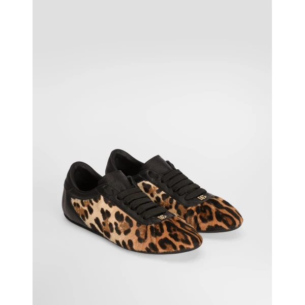Leo pony hair Ballet sneakers - Image 2