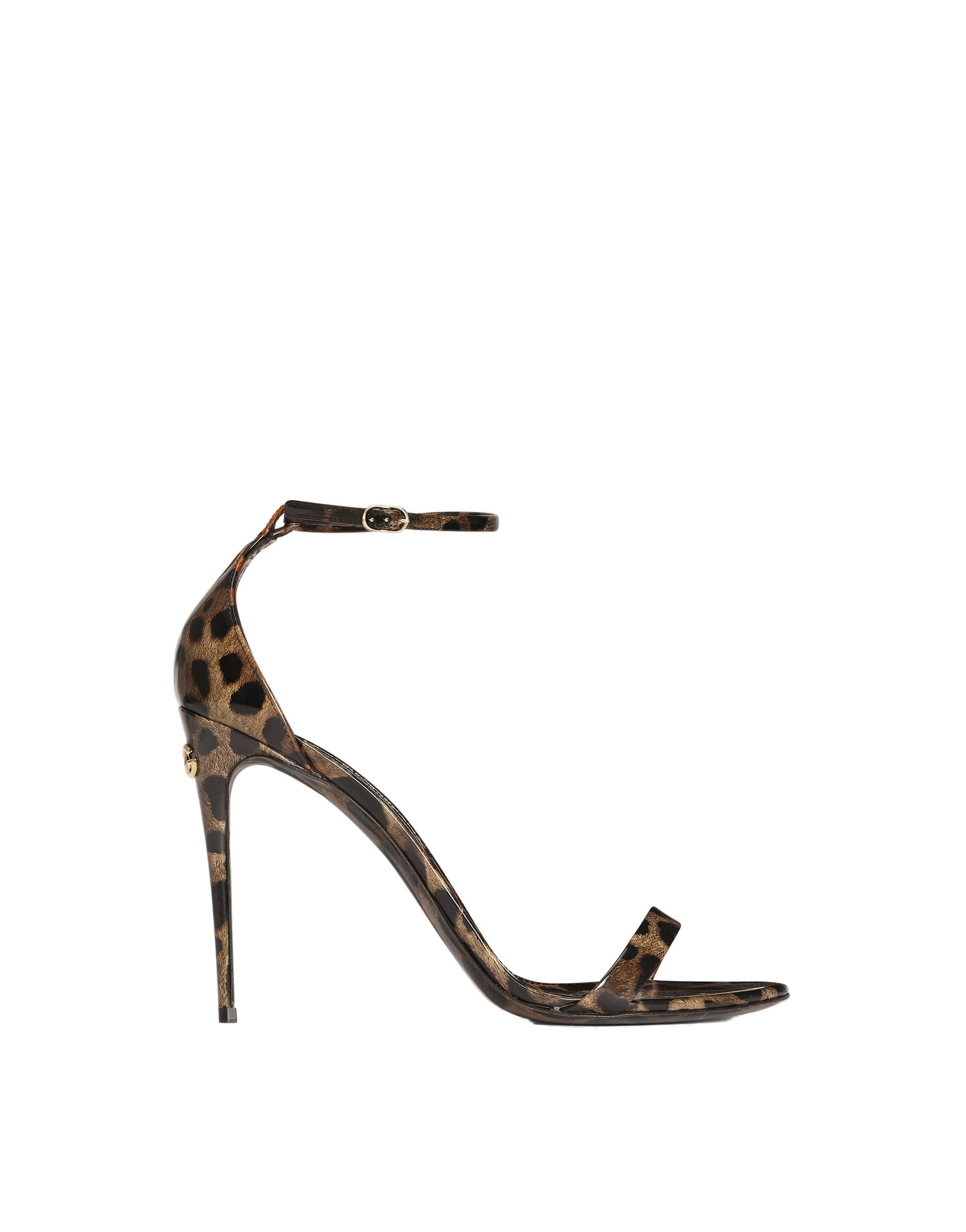 Dolce & Gabbana Leo-print calfskin sandals in Print | Buy Shoes at Luxury Shoes Dolce & Gabbana Leo-print calfskin sandals