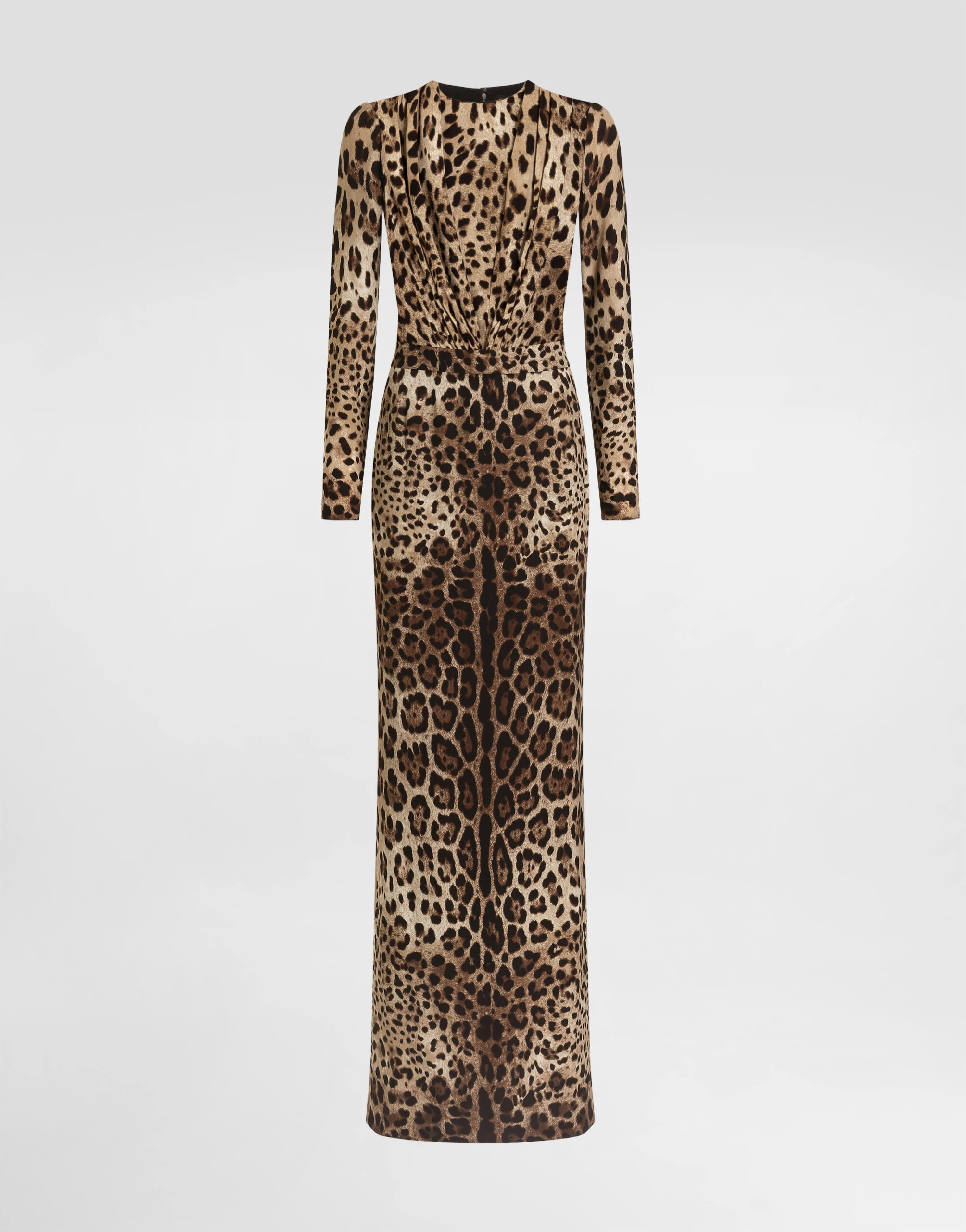Dolce & Gabbana Leo-print charmeuse dress | Dresses | Luxury Shoes Dolce & Gabbana Leo-print charmeuse dress