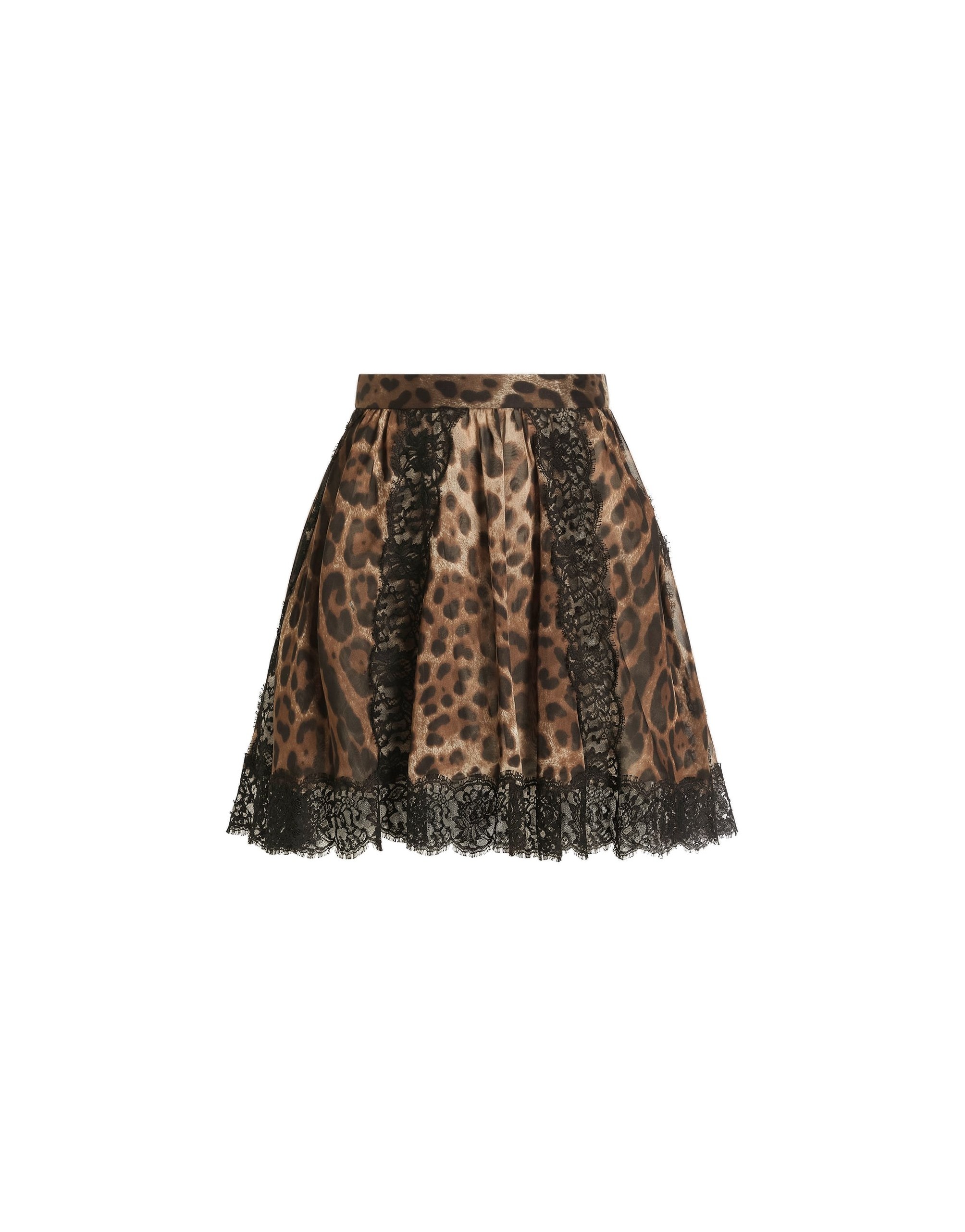 Dolce & Gabbana Leo-print chiffon skirt | Skirts | Luxury Shoes Dolce & Gabbana Leo-print chiffon skirt