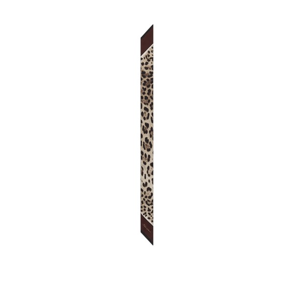 Dolce & Gabbana Leo-print silk twill bandeau