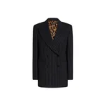 Dolce & Gabbana Linda double-breasted jacket in pinstripe wool