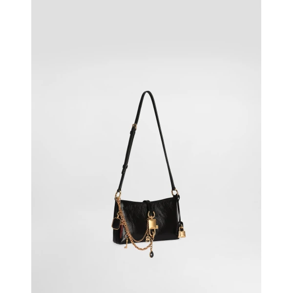Lock shoulder bag in calfskin - Image 3