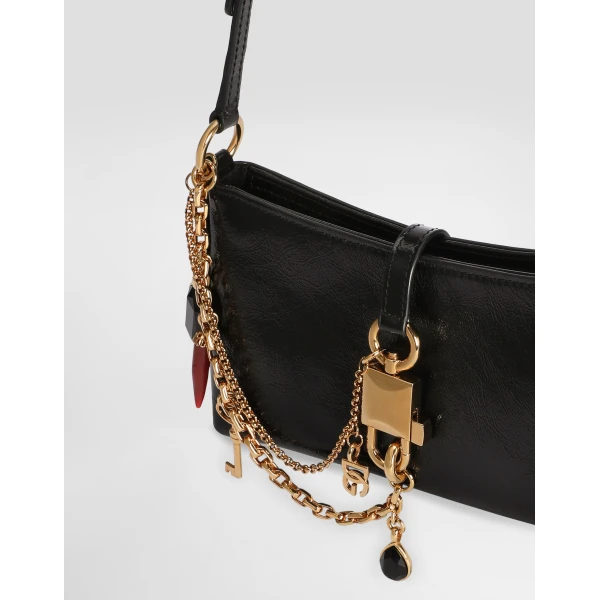 Lock shoulder bag in calfskin - Image 5