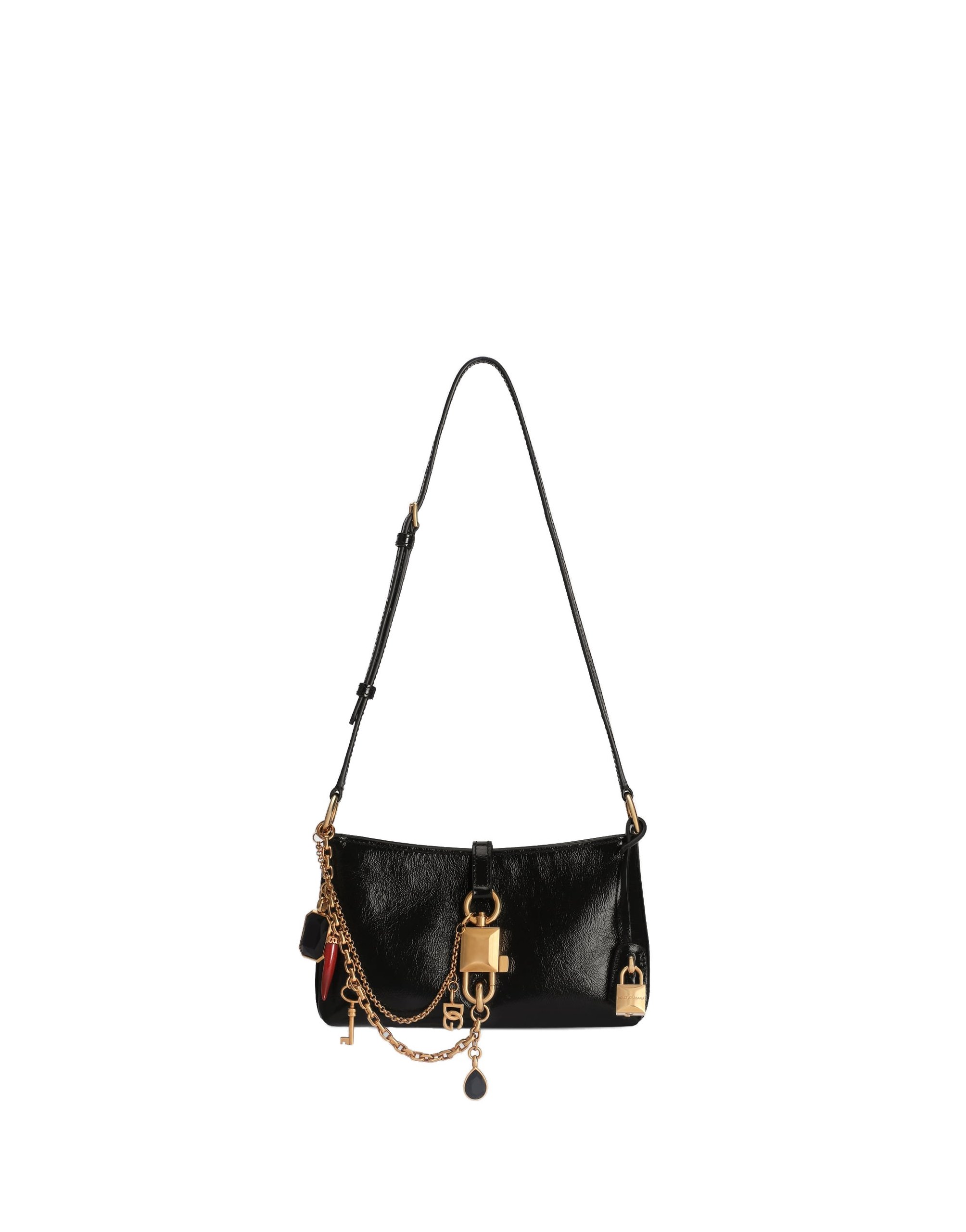 Dolce & Gabbana Lock shoulder bag in calfskin in Multicolour | Buy Bags at Luxury Shoes Dolce & Gabbana Lock shoulder bag in calfskin