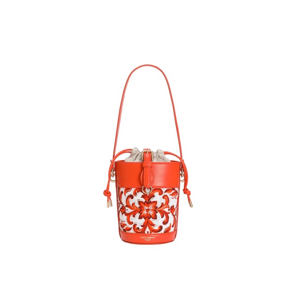 Dolce & Gabbana Majolica-print Capri canvas bucket bag