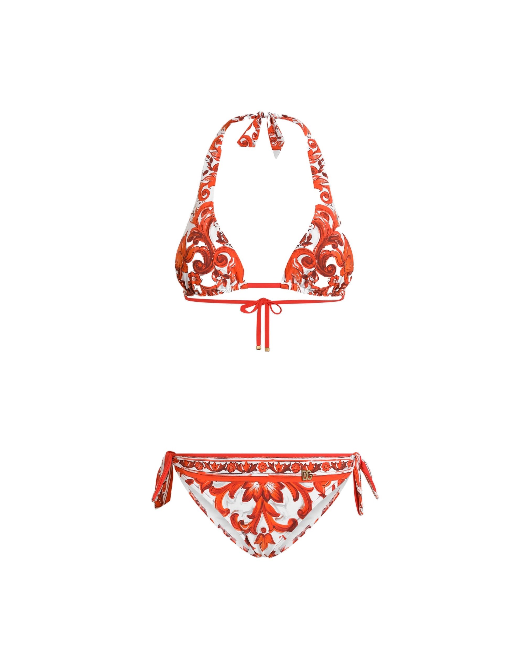 Dolce & Gabbana Majolica-print bikini | Beachwear | Luxury Shoes Dolce & Gabbana Majolica-print bikini