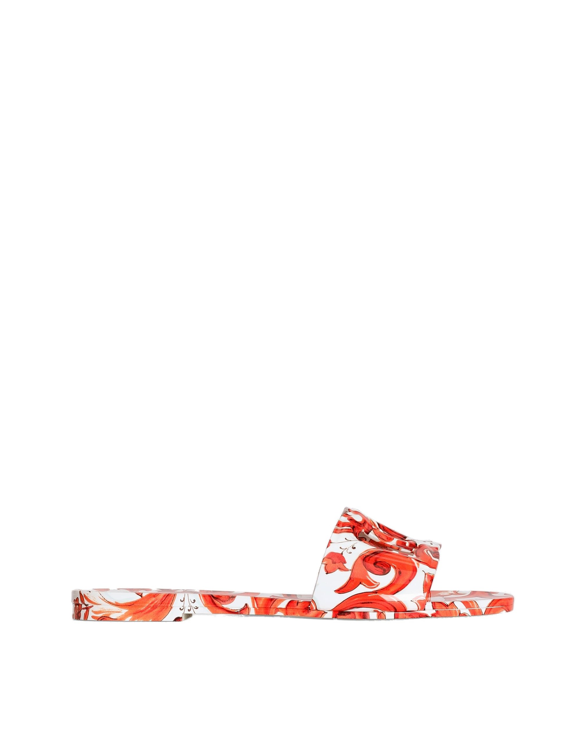Dolce & Gabbana Majolica-print rubber beachwear slides in Multicolour | Buy Shoes at Luxury Shoes Dolce & Gabbana Majolica-print rubber beachwear slides