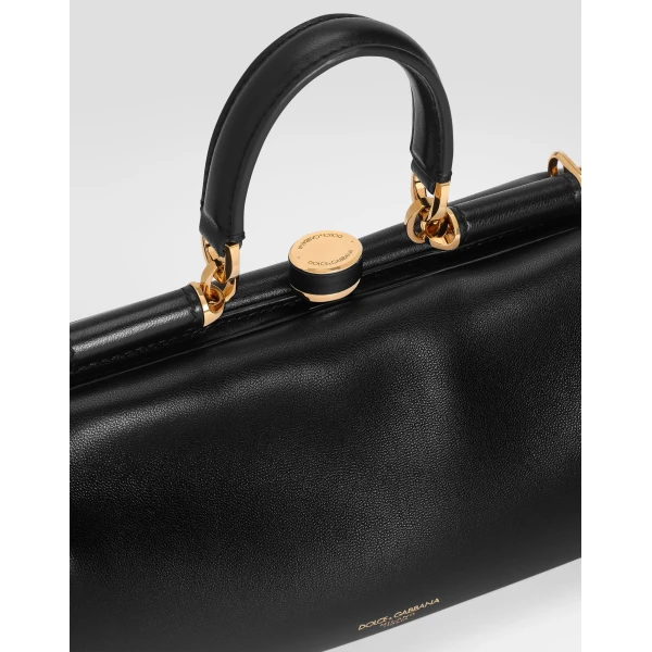 Medium Grandma handbag in plongé nappa leather - Image 6