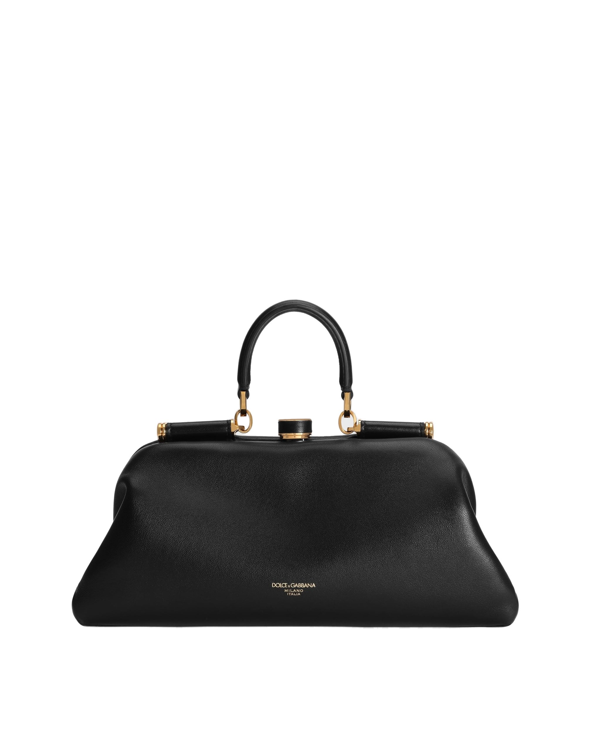 Dolce & Gabbana Medium Grandma handbag in plongé nappa leather in Black | Buy Bags at Luxury Shoes Dolce & Gabbana Medium Grandma handbag in plongé nappa leather