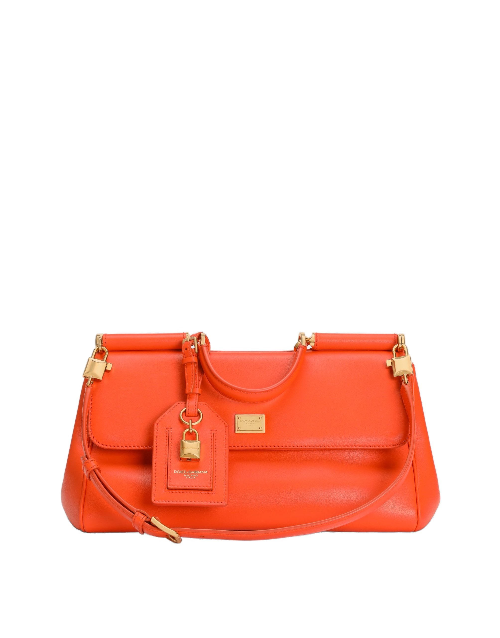 Dolce & Gabbana Medium My Sicily handbag in calfskin in Orange | Buy Bags at Luxury Shoes Dolce & Gabbana Medium My Sicily handbag in calfskin