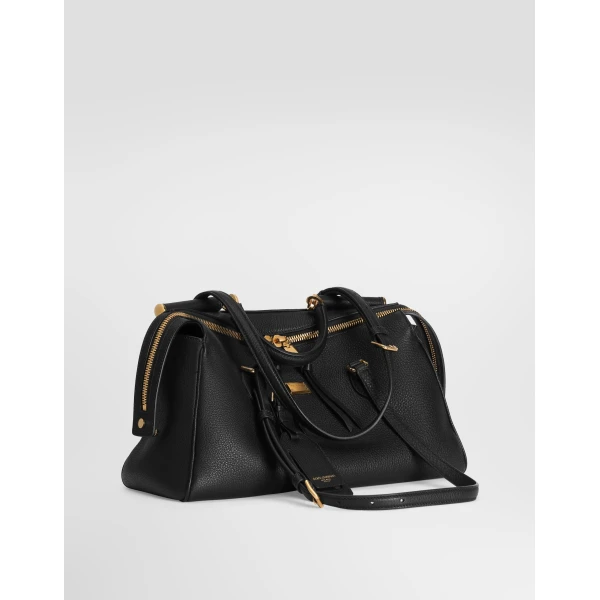 Medium Vittoria handbag in calfskin - Image 4