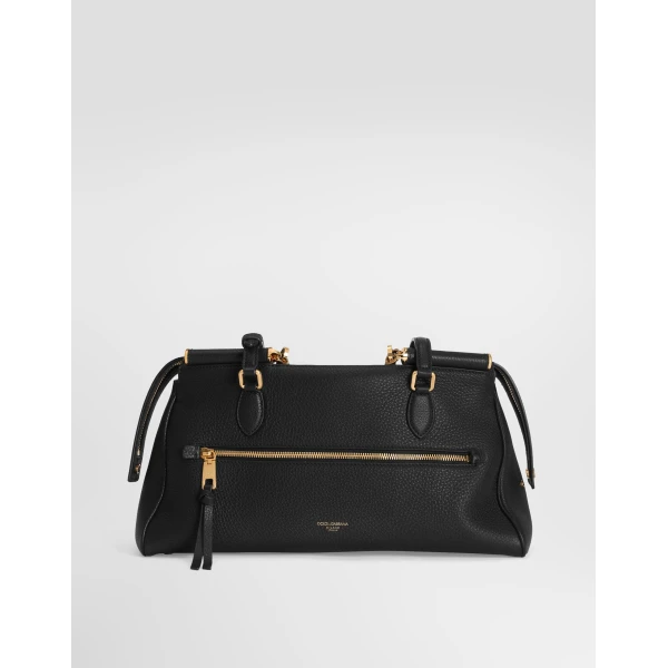 Medium Vittoria handbag in calfskin - Image 5