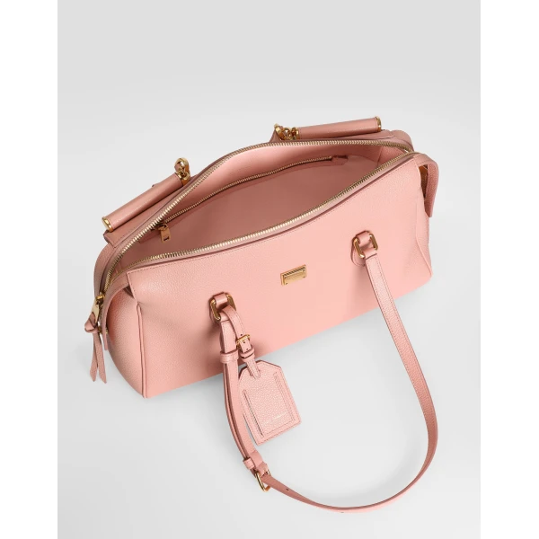 Medium Vittoria handbag in calfskin - Image 6