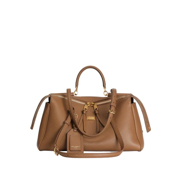 Medium Vittoria handbag in calfskin