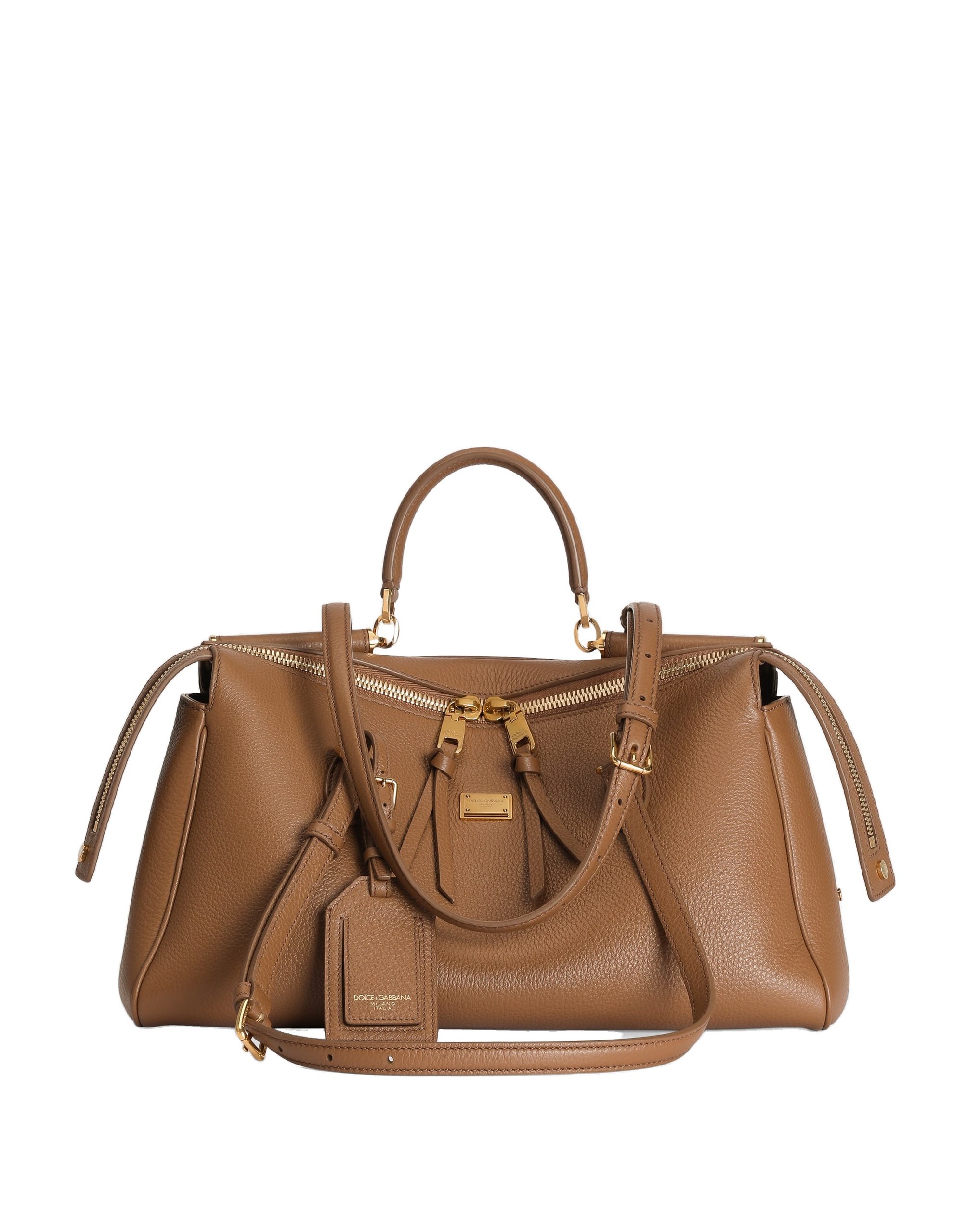 Dolce & Gabbana Medium Vittoria handbag in calfskin in Brown | Buy Bags at Luxury Shoes Dolce & Gabbana Medium Vittoria handbag in calfskin