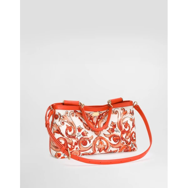 Medium Vittoria handbag with majolica embroidery - Image 2