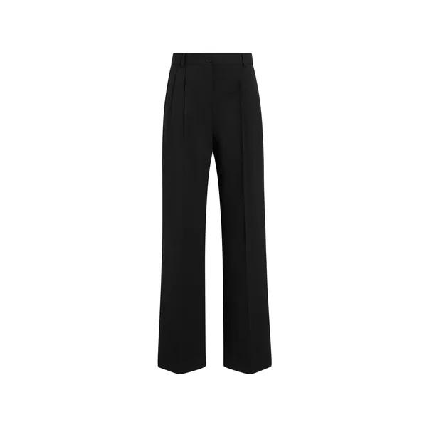 Micro-ribbed trousers