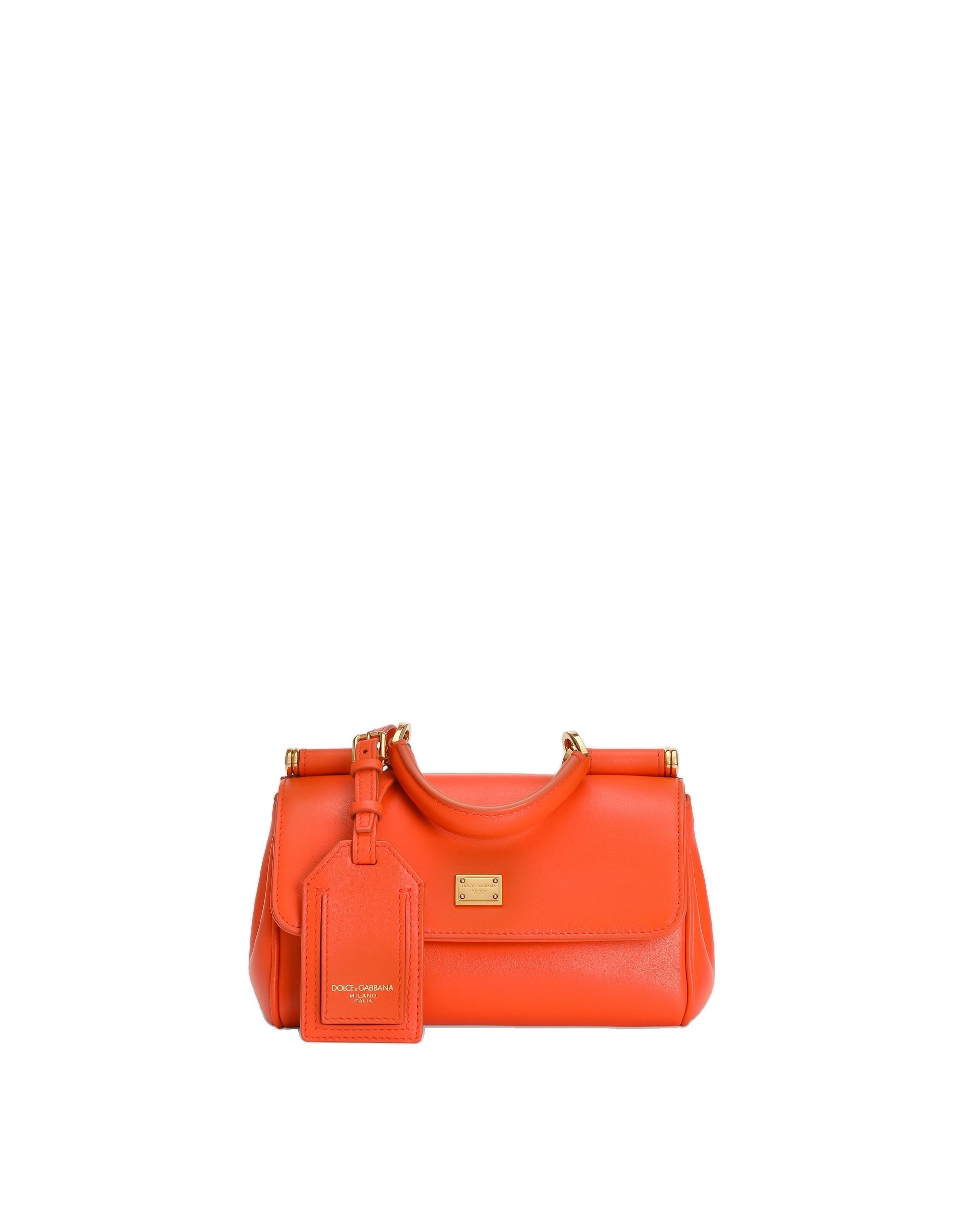 Dolce & Gabbana Mini My Sicily handbag in calfskin in Orange | Buy Bags at Luxury Shoes Dolce & Gabbana Mini My Sicily handbag in calfskin