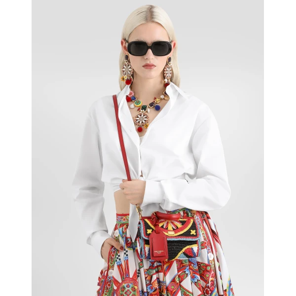 Mini My Sicily handbag in raffia - Image 2