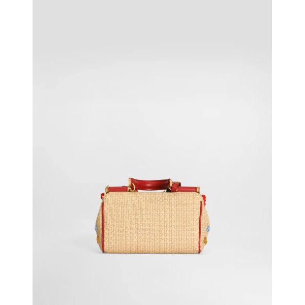 Mini My Sicily handbag in raffia - Image 5