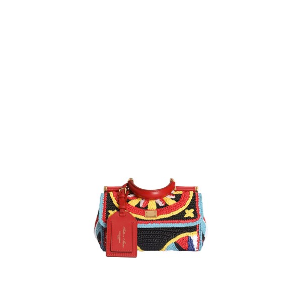 Dolce & Gabbana Mini My Sicily handbag in raffia