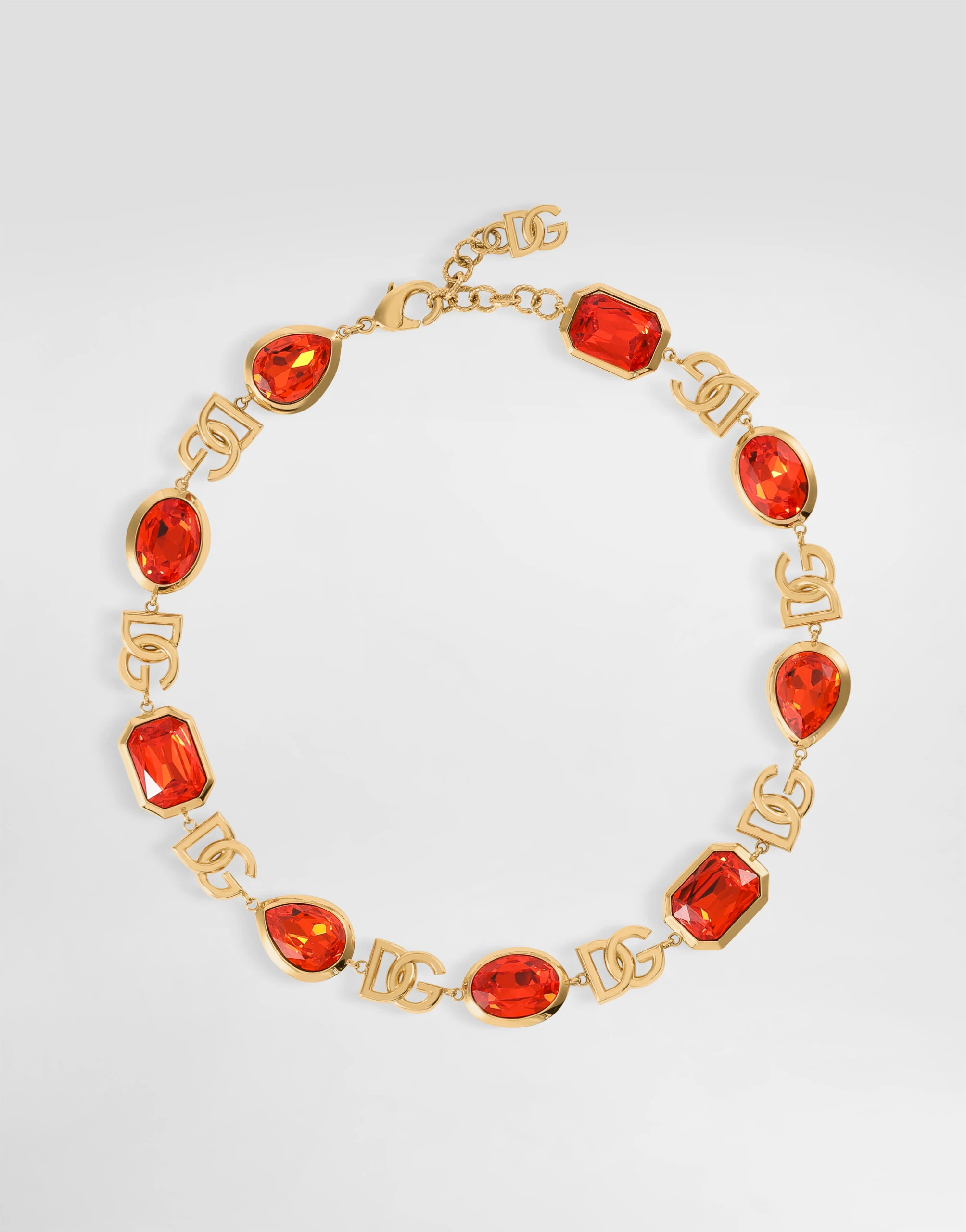 Dolce & Gabbana Necklace with logo in Orange | Buy Jewelry at Luxury Shoes Dolce & Gabbana Necklace with logo