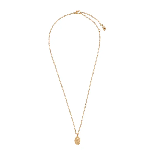 Oval pendant necklace