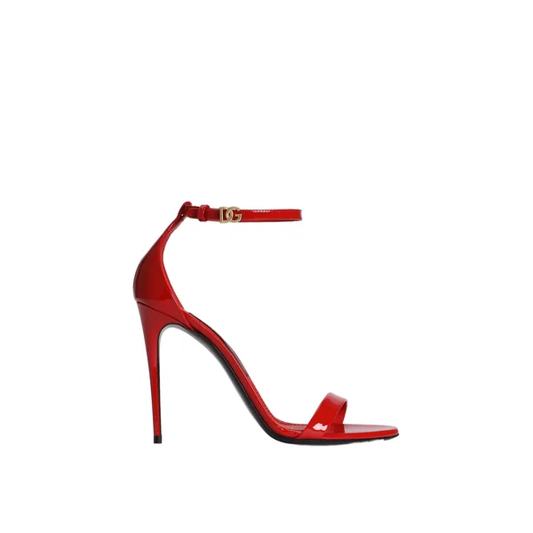 Patent leather sandals