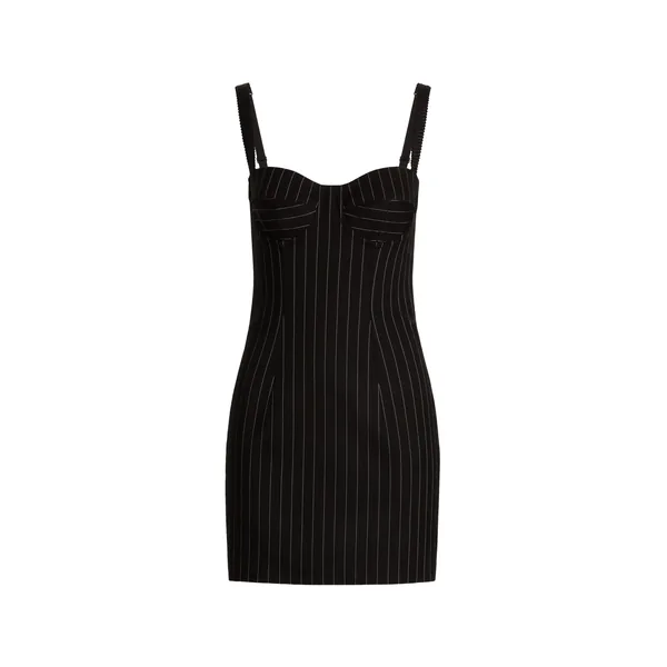 Dolce & Gabbana Pinstripe wool dress