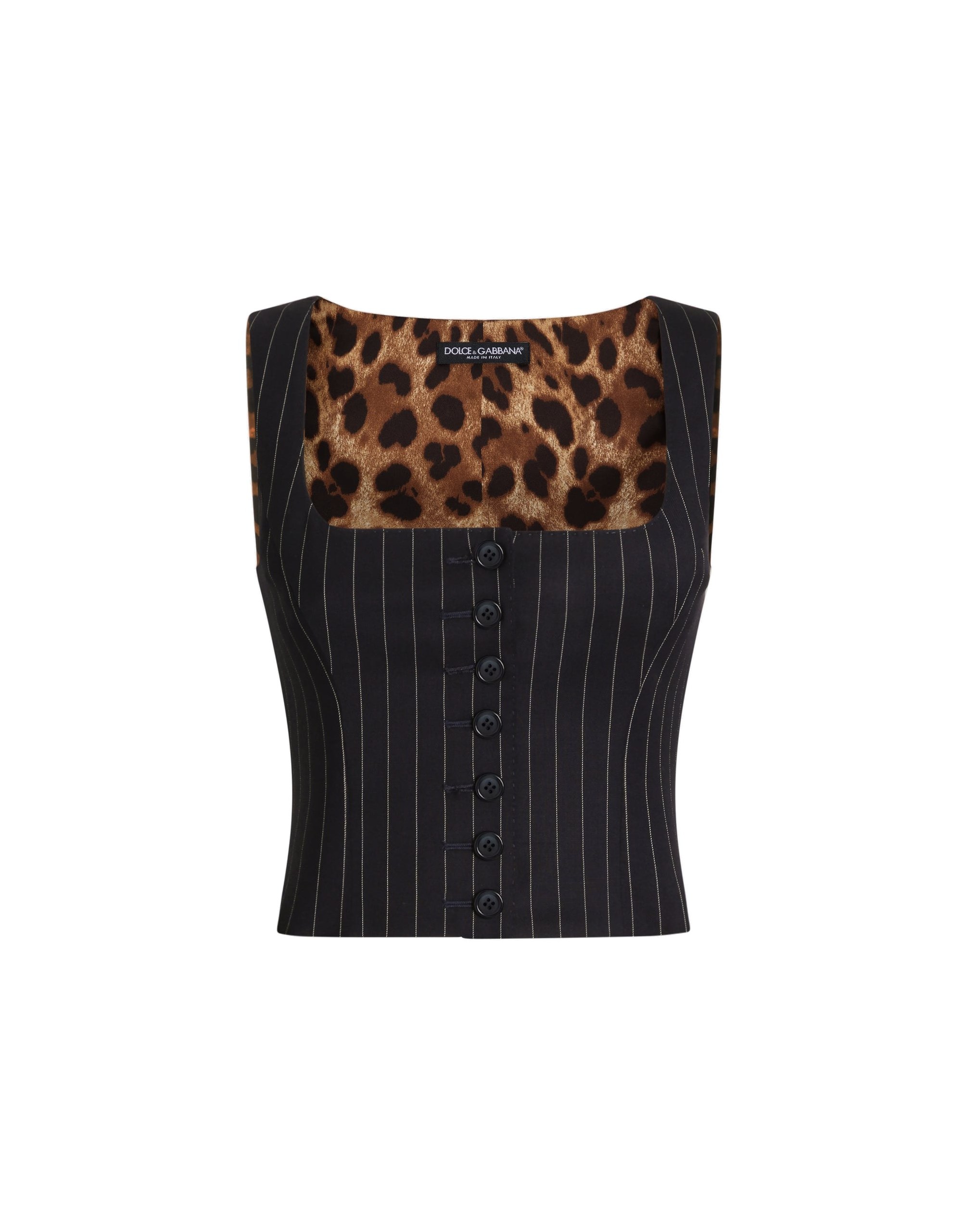 Dolce & Gabbana Pinstripe wool vest | Tops | Luxury Shoes Dolce & Gabbana Pinstripe wool vest