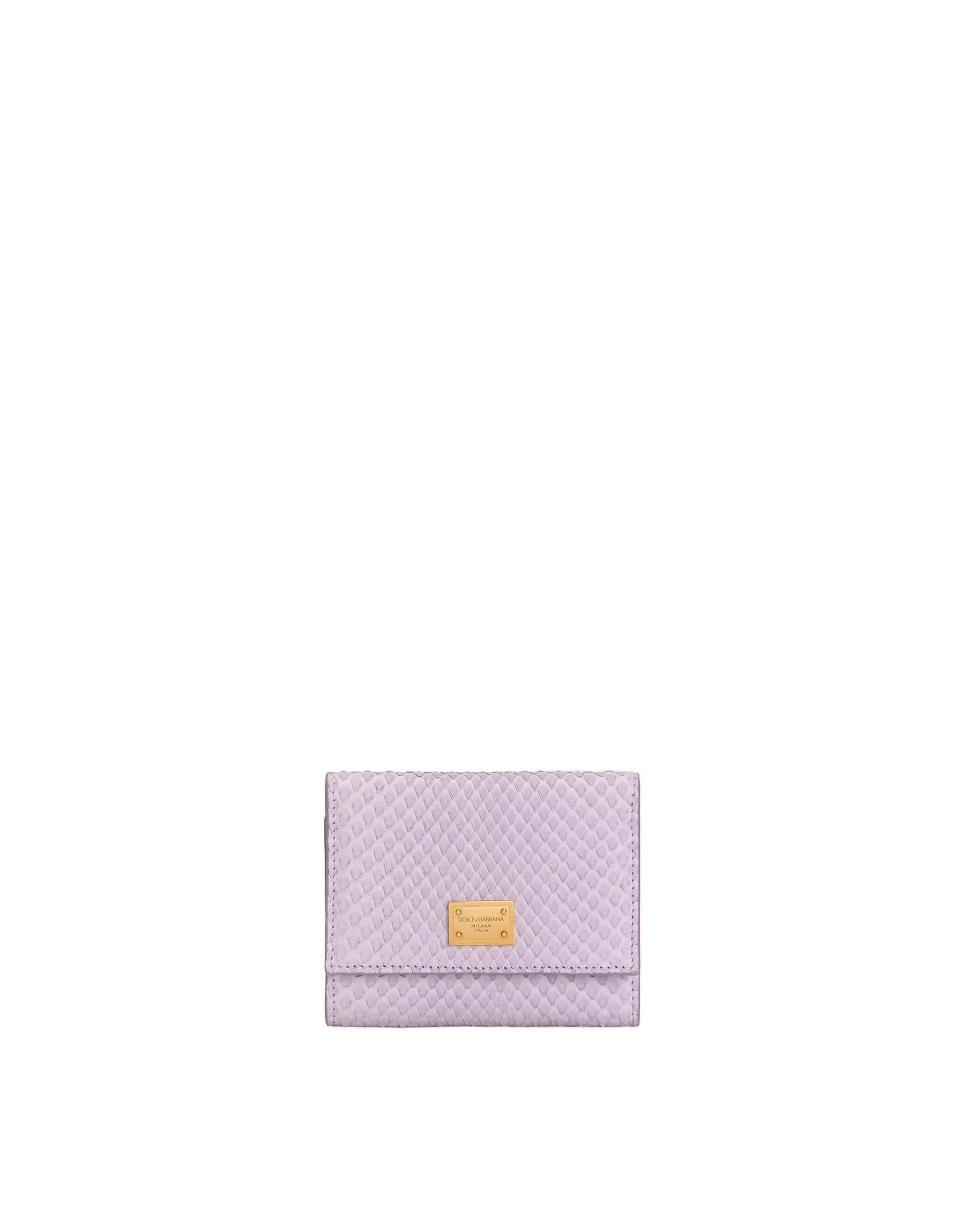 Dolce & Gabbana Python wallet in Lilac | Buy Accessories at Luxury Shoes Dolce & Gabbana Python wallet