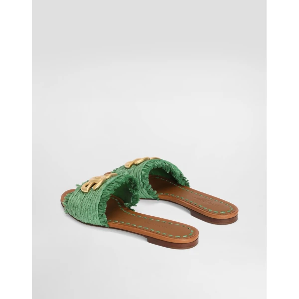 Raffia slippers - Image 3