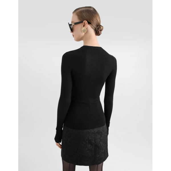 Ribbed cashmere cardigan - Image 5