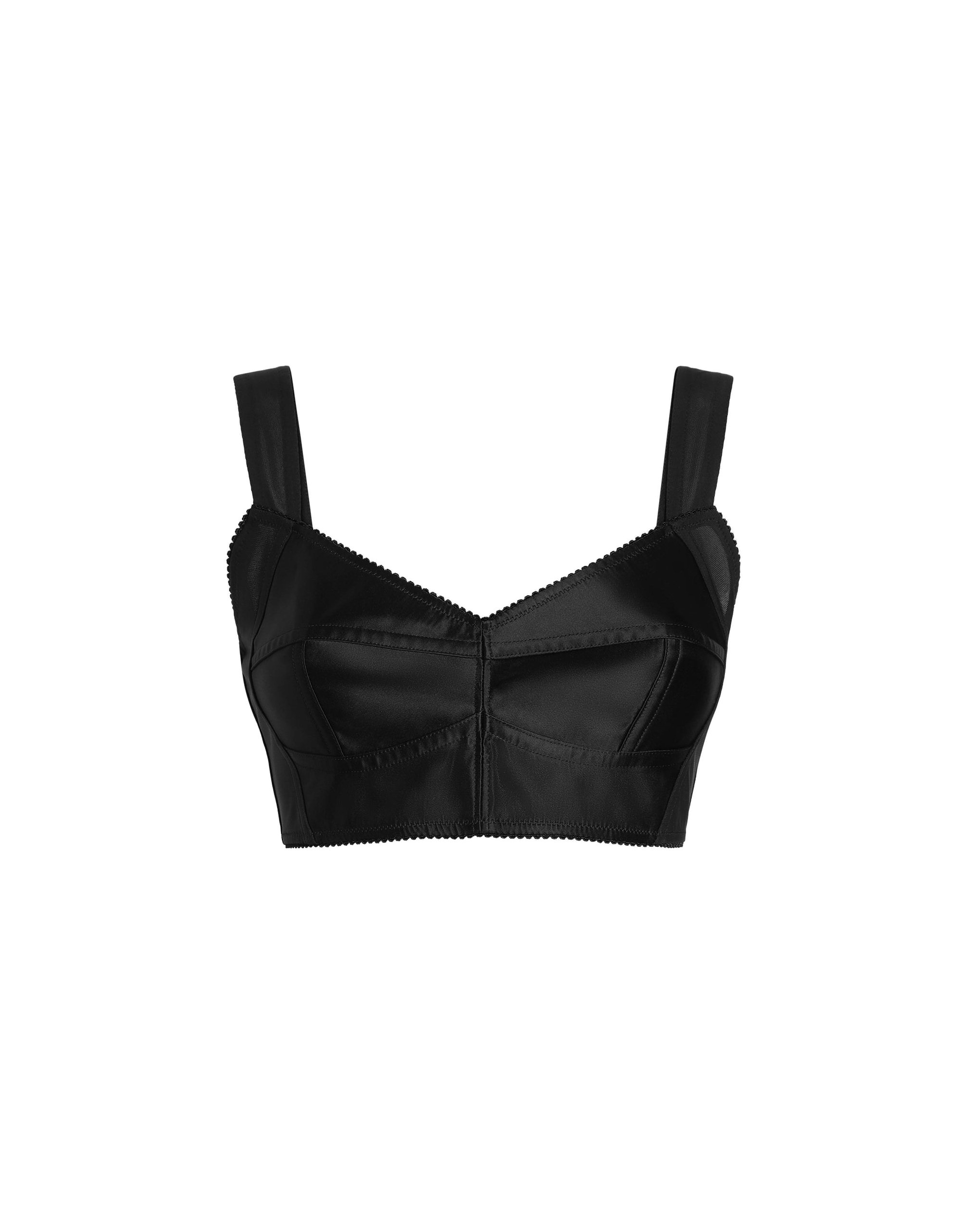 Dolce & Gabbana Satin bustier top | Tops | Luxury Shoes Dolce & Gabbana Satin bustier top