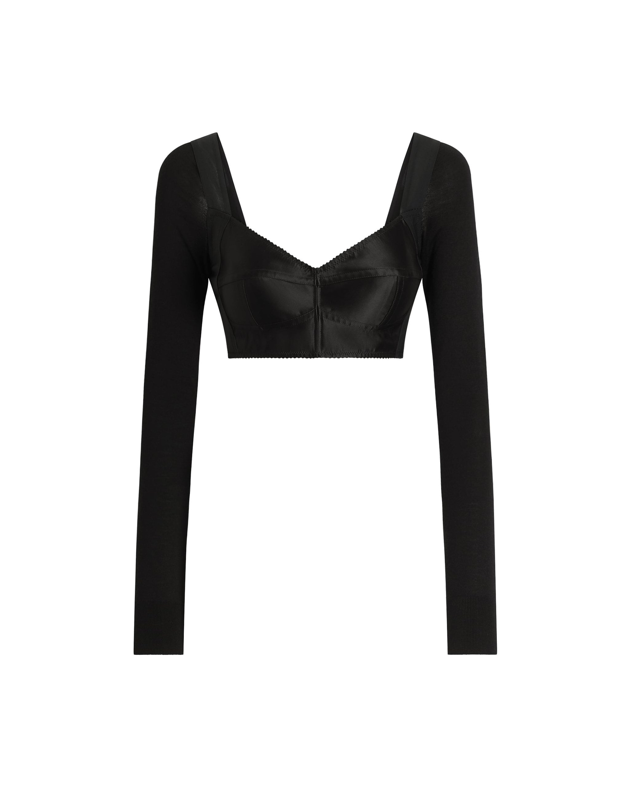 Dolce & Gabbana Satin bustier top | Tops | Luxury Shoes Dolce & Gabbana Satin bustier top