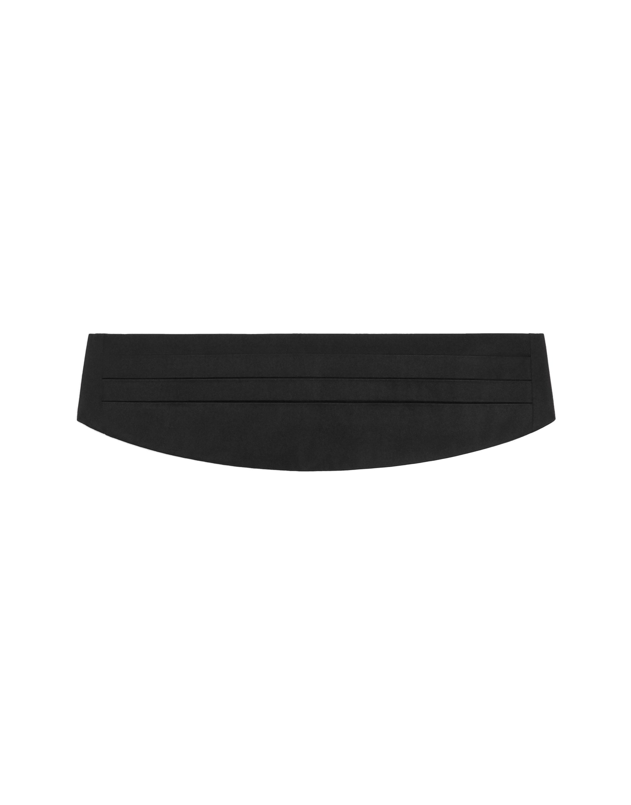 Dolce & Gabbana Satin cummerbund belt in Black | Buy Accessories at Luxury Shoes Dolce & Gabbana Satin cummerbund belt