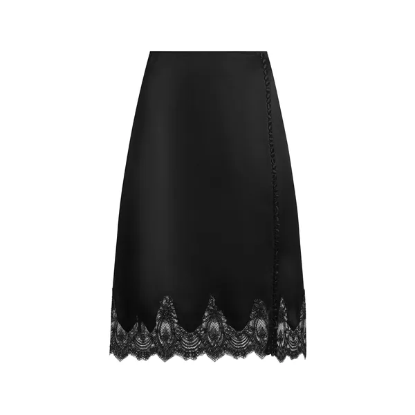 Satin skirt