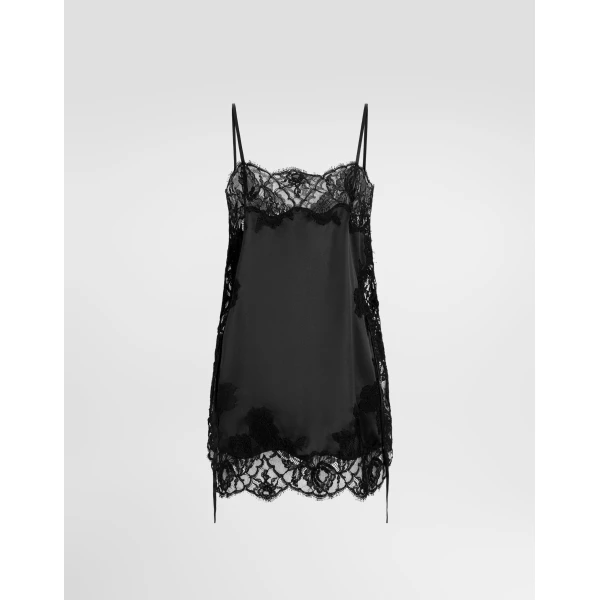 Satin slip dress - Image 2