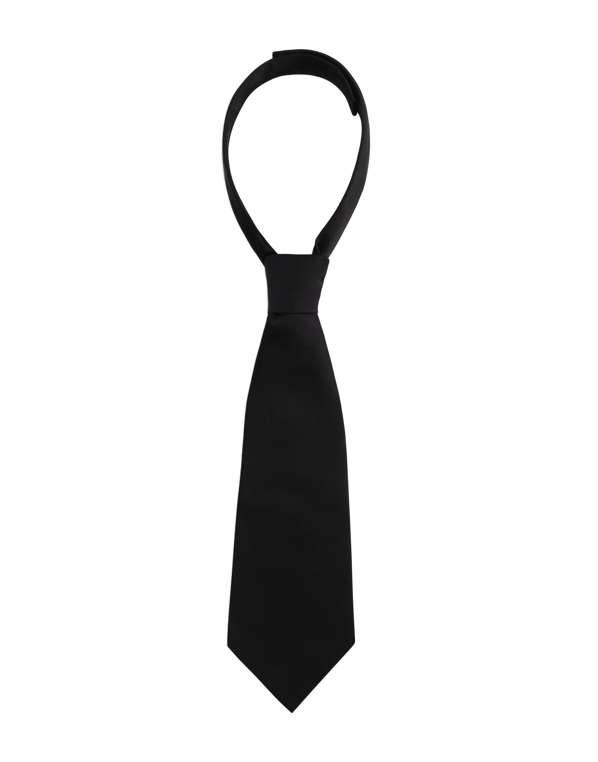 Dolce & Gabbana Satin tie in Black | Buy Accessories at Luxury Shoes Dolce & Gabbana Satin tie