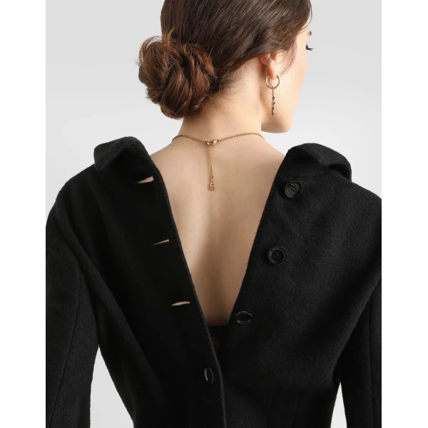 Single-breasted wool jacket - Image 5