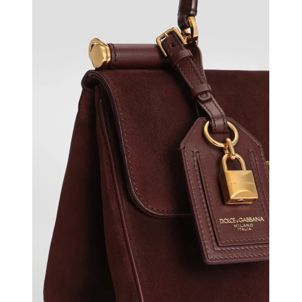 Small My Sicily handbag in split calfskin - Image 4
